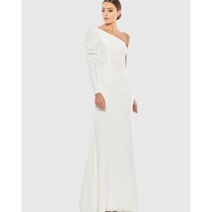 NWT Mac Duggal Juliet Sleeve Asymmetrical Dress / Size 2/ MSRP $398!! / ELEGENT